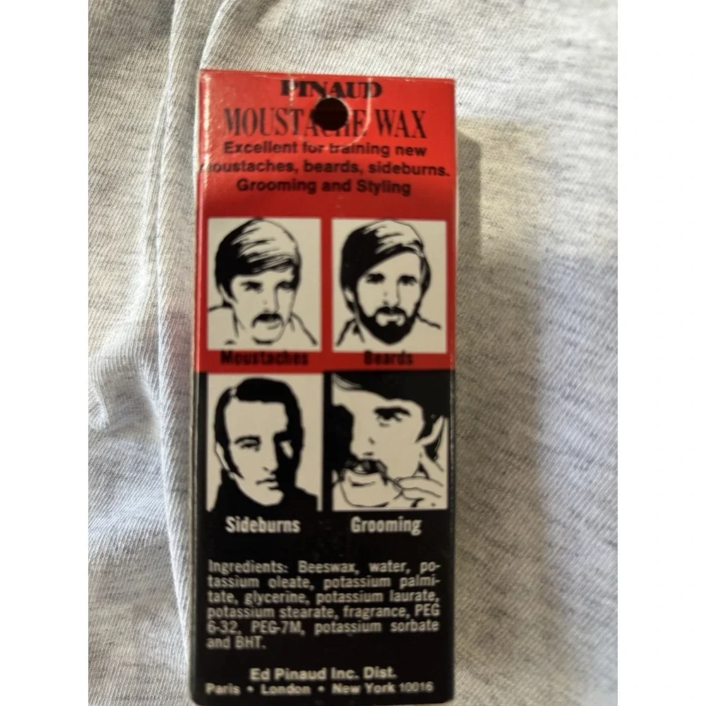 Clubman Pinuad Mustache Wax w/applicator comb 1 - 0.5 oz. Neutral